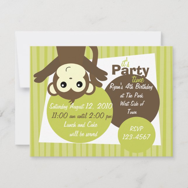 Invitación Mono-Side-Down (Anverso)