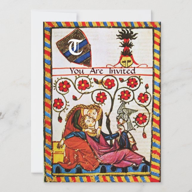 INVITACIÓN MONOGRAMA DE AMOR ETERNO (Anverso)
