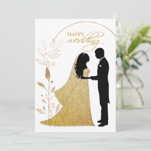 Invitación Monograma de flechas elegantes de Relieve metaliza