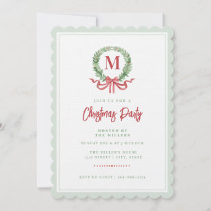 Invitación Monograma de Navidades de la Generación de Niveles