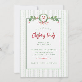 Invitación Monograma de Navidades de la Generación de Niveles