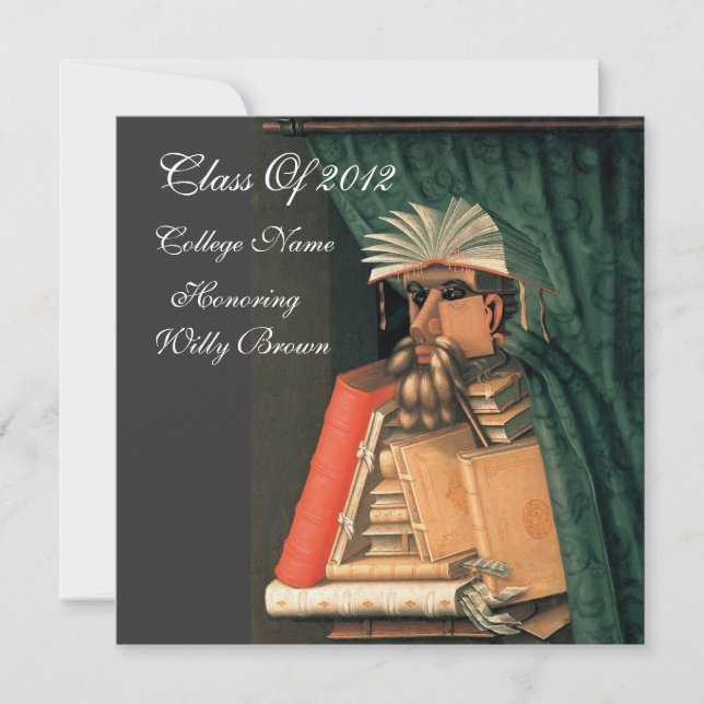 INVITACIÓN MONOGRAMA DE SELLO DE CERRAMIENTOS DE GRADUACIÓN L (Anverso)