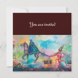 Invitación Monograma de TEMPTACIÓN gema amarillo