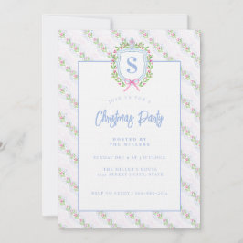 Invitación Monograma del Escudo Grandmillennial Ginger Jar