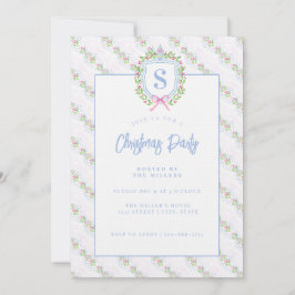 Invitación Monograma del Escudo Grandmillennial Ginger Jar