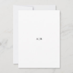 Invitación Monograma Personalizado