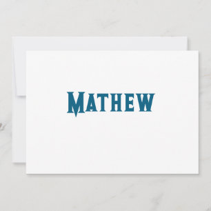 Invitación monograma simple de letra inicial agregar su nombr