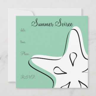 Invitación Monograma Starfish