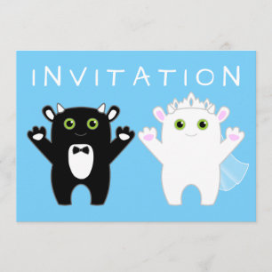 Invitación Monster Boda