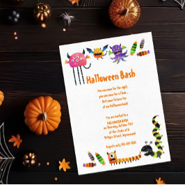 Invitación Monster Halloween Bash