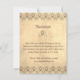 Invitación Monster lion medieval