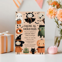 Monster Mash Whimsical Halloween Birday Party