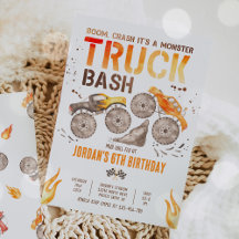 Monster Truck Boy Birthday Party