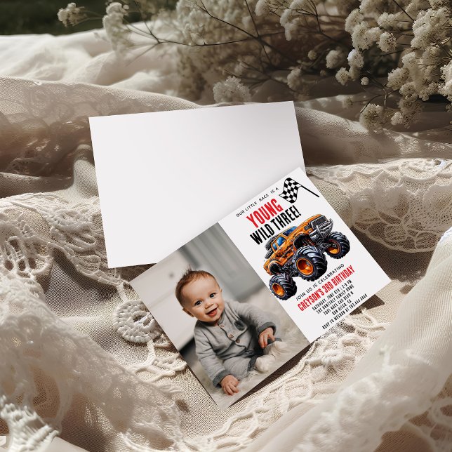 Invitación Monstruos modernos para niños fiesta de cumpleaños (Subido por el creador)