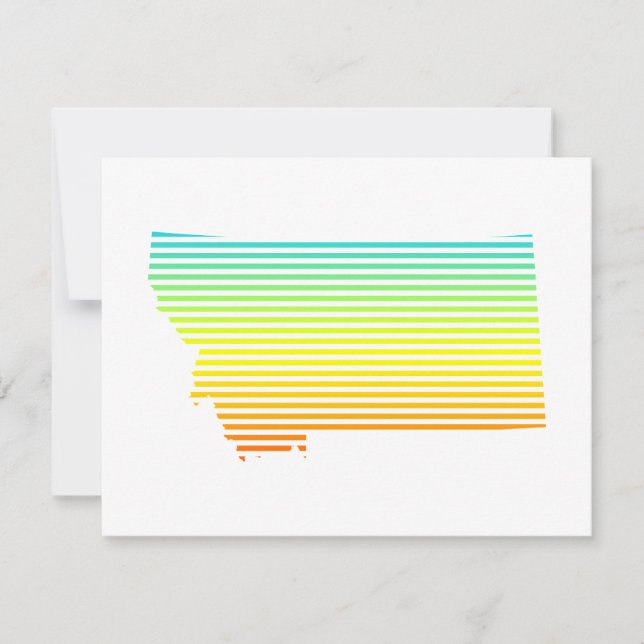 Invitación montana chill fade (Anverso)