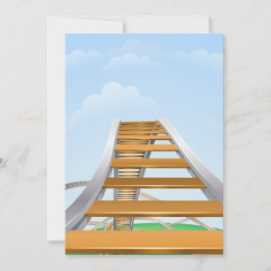 Invitación Montaña rusa