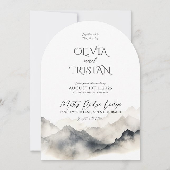Invitación Montaña rusa (Anverso)
