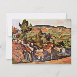 Invitación Montañas De Provenza De Paul Cézanne
