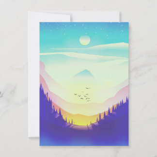 Invitación Montañas Misty