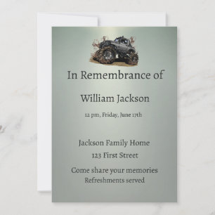 Invitación Monumento a la celebración de un camión de invitad