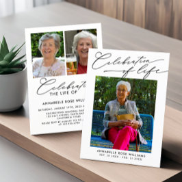 Invitación Monumento A La Celebración Del Collage de fotos Mo