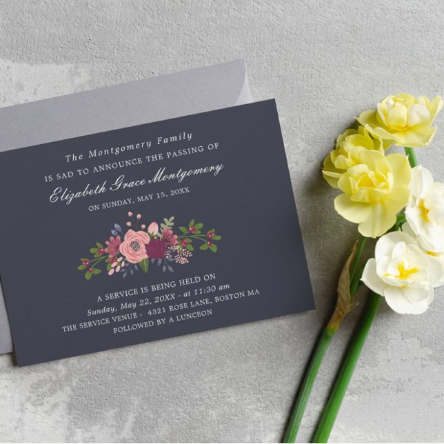 Invitación Monumento a la Flora Azul Oscura (Subido por el creador)