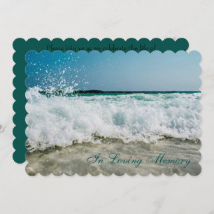 Invitación Monumento a la playa de Ocean Beach en la Invitaci