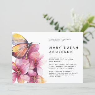 Invitación Monumento conmemorativo a la mariposa floral