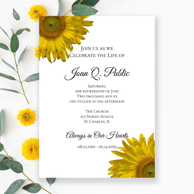 Invitación Monumento conmemorativo a los girasoles amarillos (Subido por el creador)