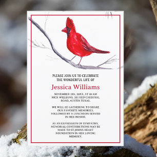 Invitación Monumento conmemorativo al cardenal rojo