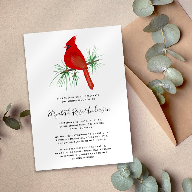Invitación Monumento conmemorativo al cardenal rojo (Subido por el creador)