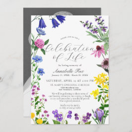 Invitación Monumento conmemorativo al funeral de las flores s