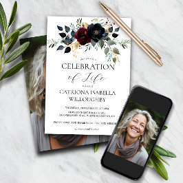 Invitación Monumento conmemorativo del funeral floral de la M