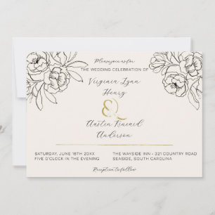 Invitación Moody Smok Gold Ampersand 2