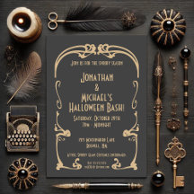 Moody Vintage Halloween Party