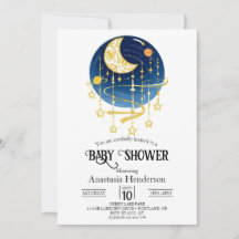 Moon Calling Stars Baby Shower