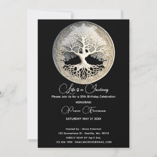 Invitación Moonlight Recordado Árbol de la Vida