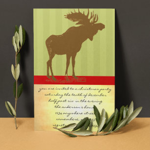 Invitación Moose Navidades