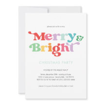 Mora Y Luminosa Festividad Colorida Retro Mínimo