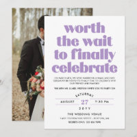 Morado de la celebración del Boda de la secuencia 