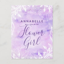 Morado Floral Botánica Serás Mi Flor