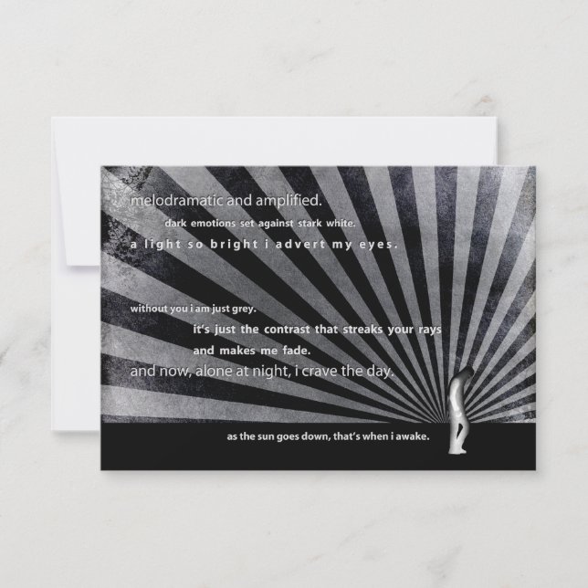 Invitación morador de cueva. (Anverso)