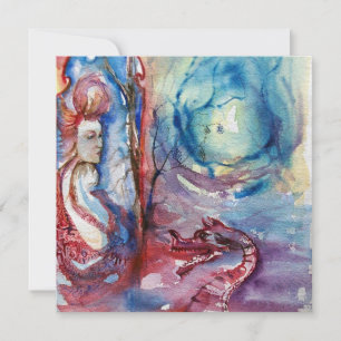 Invitación MORGANA, azul rosado