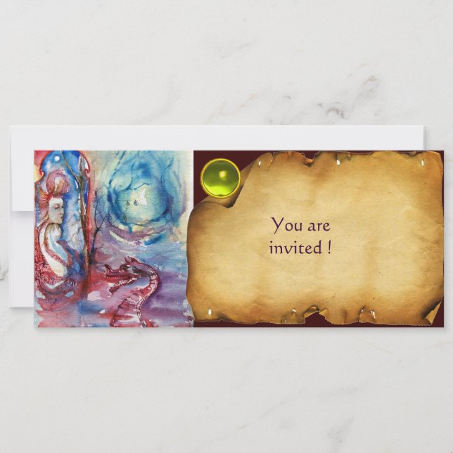 Invitación MORGANA , pergamino (Anverso)