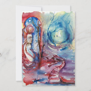 Invitación MORGANA, rosa azul