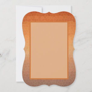 Invitación Mosaico de Naranja de degradado Ombre de calumnia