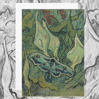 Moth Green Peacock (Emperador) de Vincent van Gogh