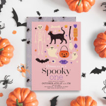 Motivos De Halloween Fantasmas Primer Cumpleaños R