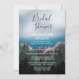 Invitación Mountain Conoce Ocean Adventure Bridal Shower