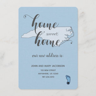 Invitación Mover a nueva dirección Hogar Dulce Hogar NC